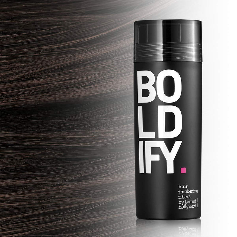 [Australia] - BOLDIFY Hair Fibers for Thinning Hair (DARK BROWN) Undetectable & Natural - Giant 28g Bottle - Completely Conceals Hair Loss in 15 Sec - Hair Thickener & Topper for Fine Hair for Women & Men Dark Brown 