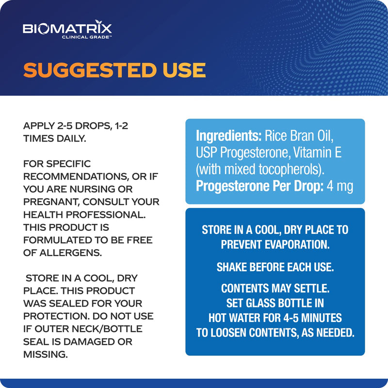 [Australia] - Pro-Adapt (4 mg per Drop, 500 Drops) Progesterone in Oil, Superior to Progesterone Cream, 50% More Product Than Competition, Micronized, with Vitamin E 