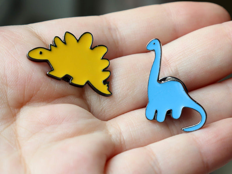 [Australia] - Dinosaur Pins for Backpacks Jurassic Dinosaur Enamel Pin Set Cute Enamel Pins 