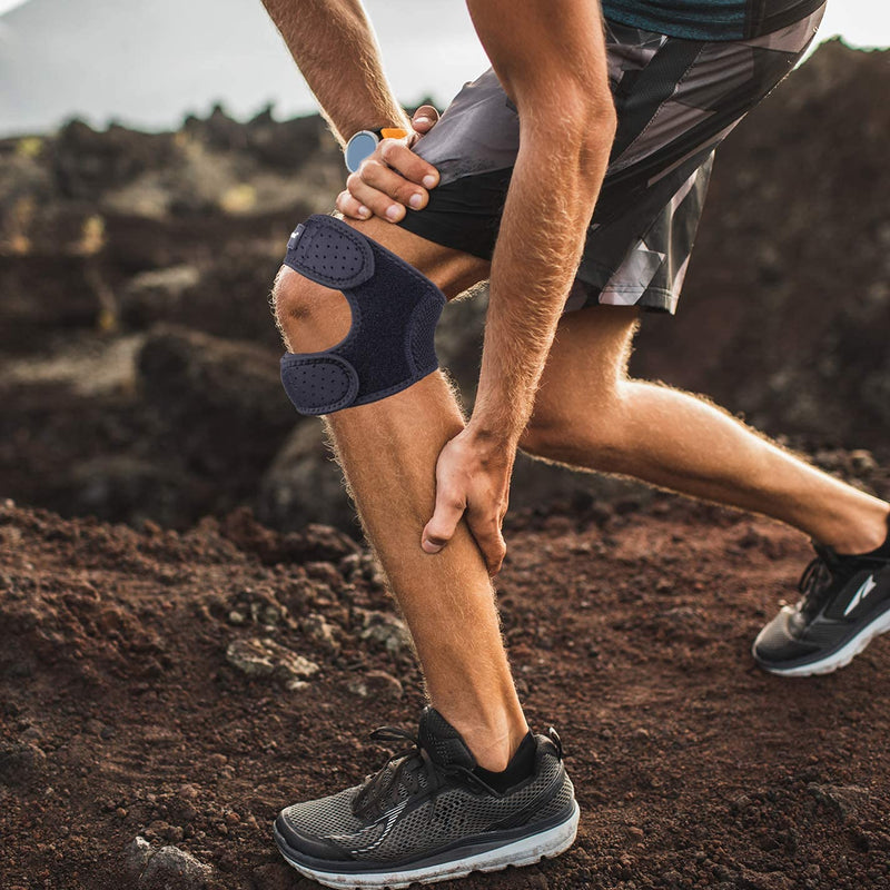 [Australia] - Thx4COPPER Compression Dual Adjustable Patella Knee Brace for Pain Relief,Knee Strap Support for Running, Jumper, Gym Exercise, Tendonitis, Arthritis, Injury Recovery, Joints and Muscles Small/Medium 