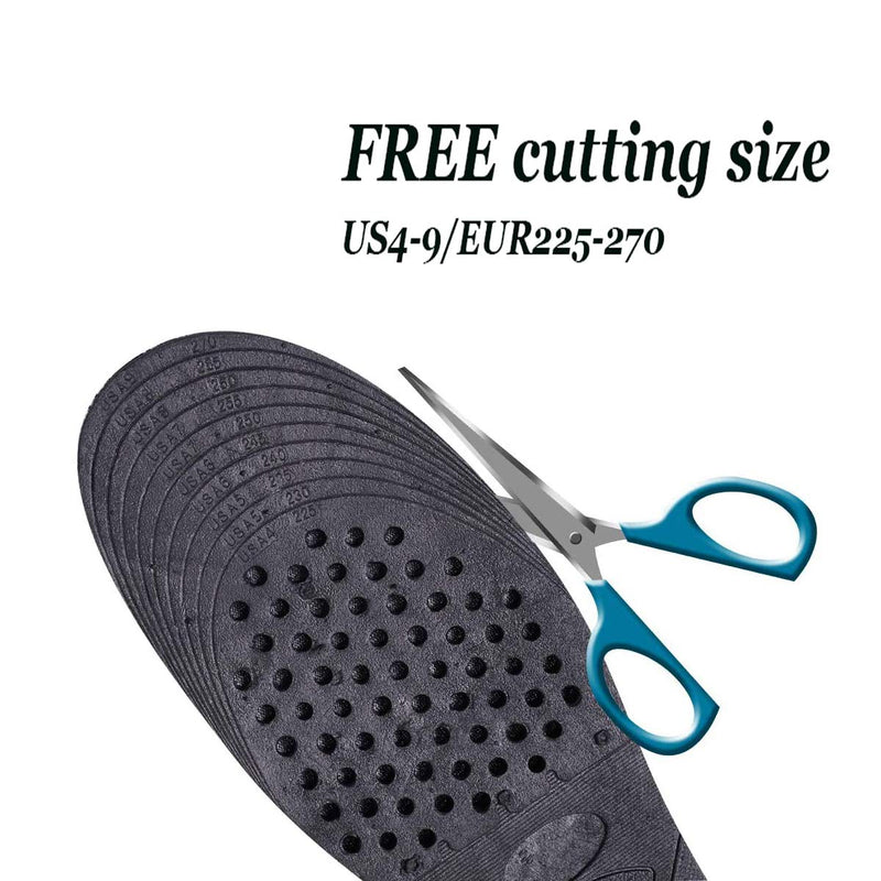 [Australia] - Height Increase Insole, 4-Layer Orthotic Heel Shoe Lift kit with Air Cushion Elevator Shoe Insole Lifts Kits Inserts for Men & Women Taller Insoles 1.2" to 3.5” Variable Height 