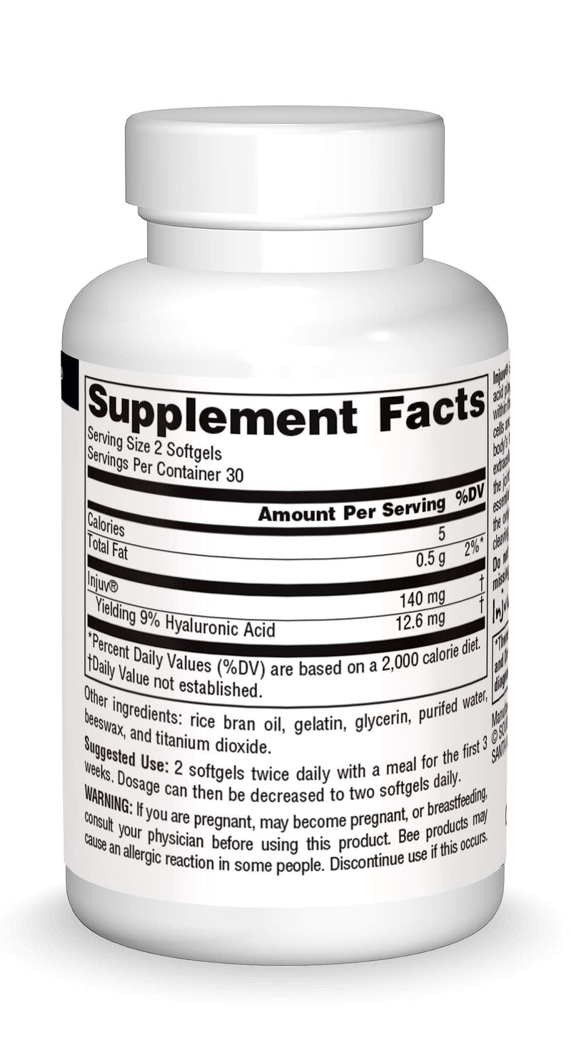 [Australia] - Source Naturals Hyaluronic Acid Injuv 70mg - 60 Capsules 
