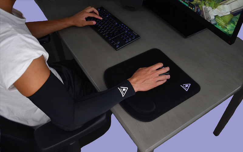 [Australia] - Flex Gaming Sleeve - Professional Grade Esports Compression Gaming Arm Sleeve With Elbow Pad (1 Sleeve - Large) 