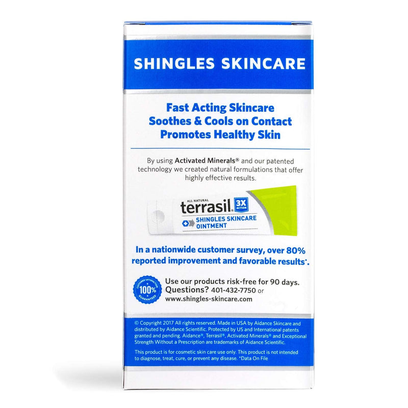 [Australia] - Shingles Skincare Cream – 3X Triple Action Patented Natural Formula for Shingles Sufferers by Terrasil – 45gm tube 1.58 Ounce (Pack of 1) 