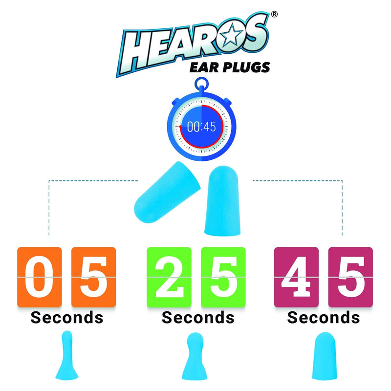 [Australia] - HEAROS Xtreme Foam Earplugs, 33dB NRR Ear Plugs, 100 Pairs, Foam Ear Plugs Noise Reduction & Hearing Protection 