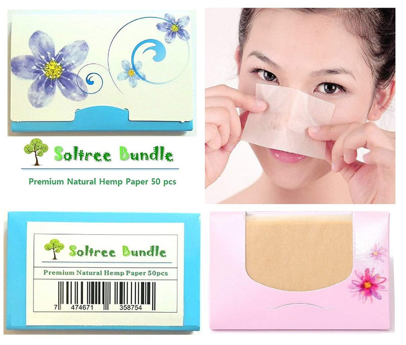 [Australia] - SoltreeBundle (10 Set) Pig Nose Clear Blackhead 3-Step Kit Korea Skincare with SoltreeBundle Oil blotting Paper 50pcs 