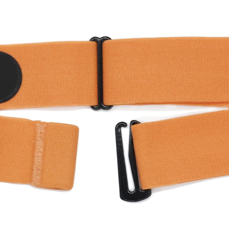 [Australia] - Taope Elastic Sport Heart Rate Monitor Adjustable Chest Mount Belt Strap Bands Fitness Equipment Garmin Wahoo Polar orange 