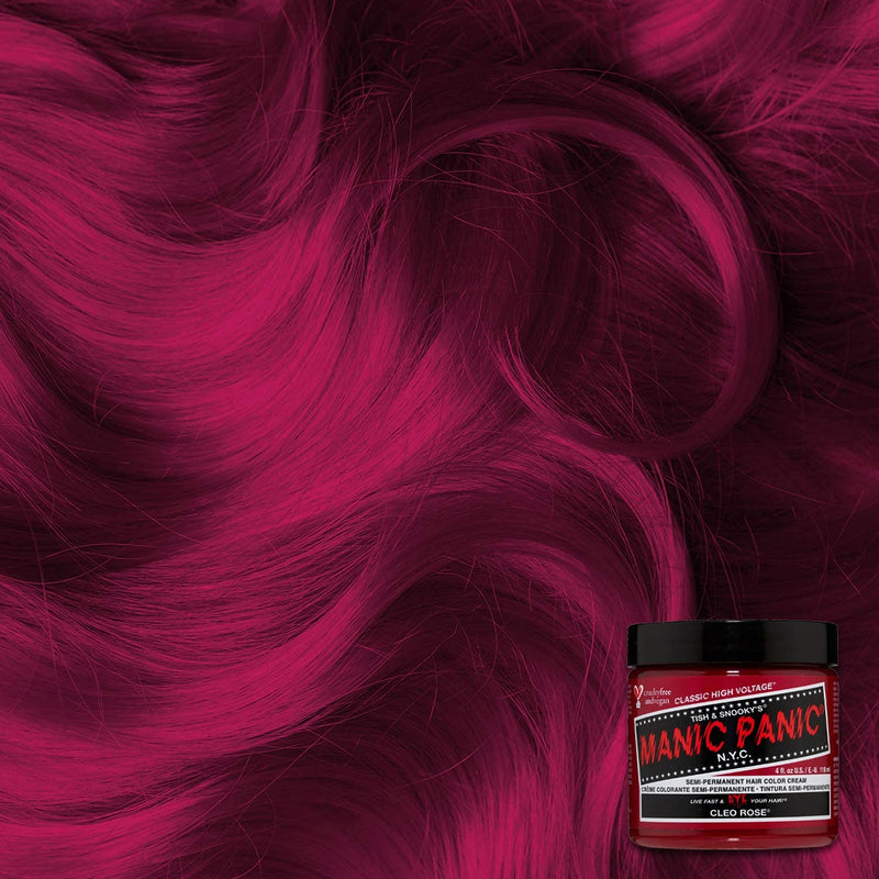 [Australia] - Manic Panic Cream Formula Semi-Permanent Hair Colour – Cleo Rose 118 ml (Pack of 1) 
