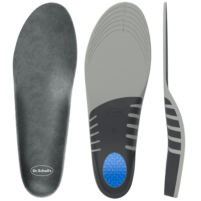 [Australia] - Dr. Scholl's Stabilizing Support Insole with Motion Control, Improves Posture, Arch Support and Balance (Men's 8-14) Stabilizing Support Men's 8 - 14 