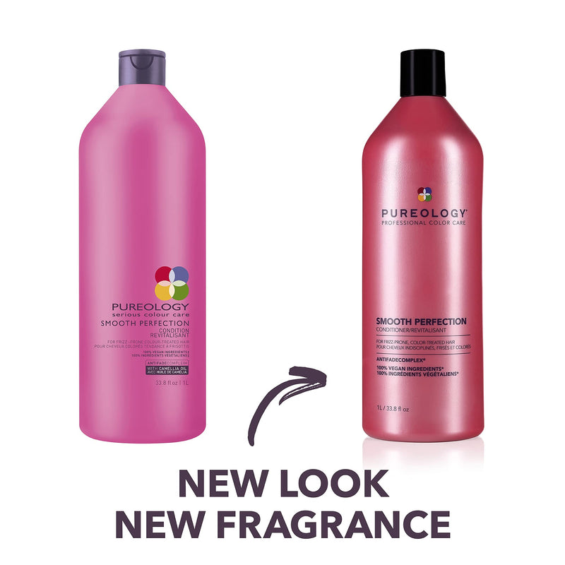 [Australia] - Pureology | Smooth Perfection | Conditioner | For Frizz-Prone, Colour Treated Hair | Vegan | 1000ml 