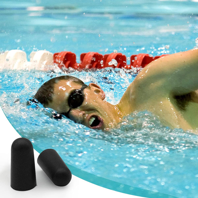 [Australia] - 30 Pair Earplugs for Noise Cancelling Noise Blocking Ultra Soft Ear Plugs for Sleeping Study Work Black 31 Pair (Pack of 1) 