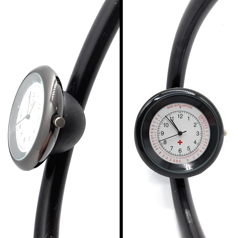 [Australia] - Nurse Stethoscope Watch - Lightweight Metal Frame- Attaches Directly to Stethoscope for All Medical Professionals 