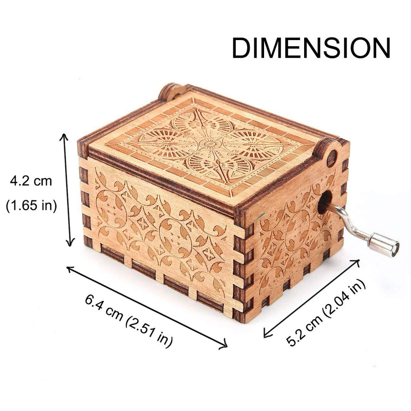 [Australia] - ukebobo Wooden Music Box- You are My Sunshine Music Box, from Son to Dad, Unique Music Box for Dad - 1 Set 