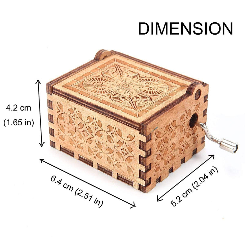 [Australia] - ukebobo Wooden Music Box- You are My Sunshine Music Box, from Nephew to Aunt, Unique Music Box for Aunt - 1 Set 