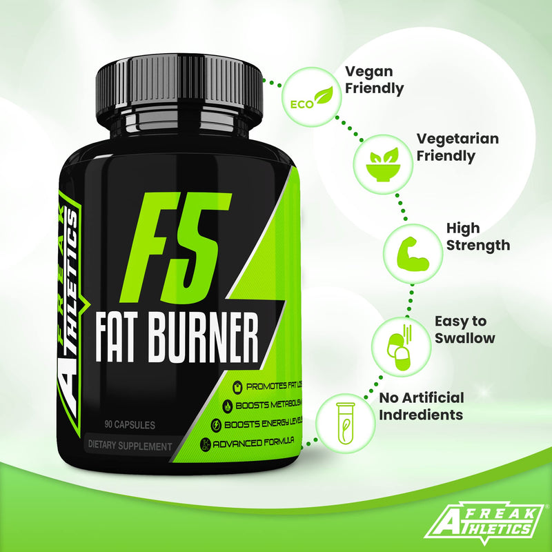 [Australia] - F5 by Freak Athletics - Suitable for Both Men & Women - 90 Capsules - Made in The UK 