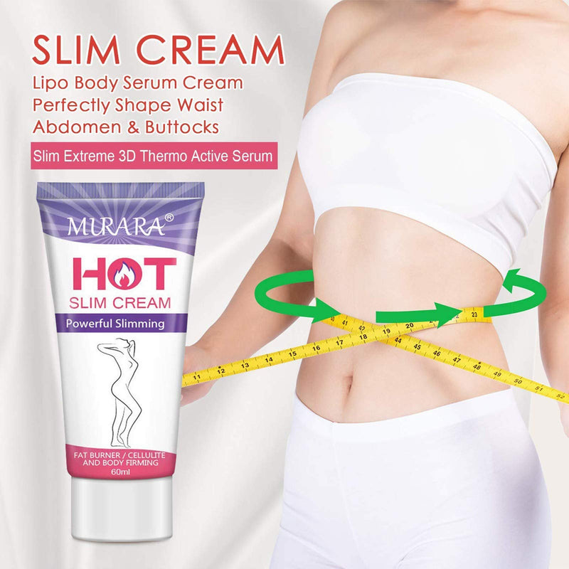 [Australia] - Slimming Hot Cream 2 Pack, Body Fat Burning Cream for Women and Men, Cellulite Cream, Suitable for Fat Areas of Arms, Waist and Thighs 