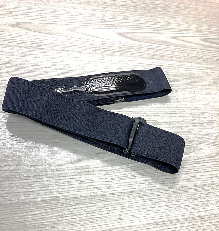 [Australia] - Performance Heart Rate Monitor Strap Replacement Belt, Black S - XL Compatible with: Garmin HRM Dual, Wahoo TICKR, Polar H7, CARDIOSPORT 