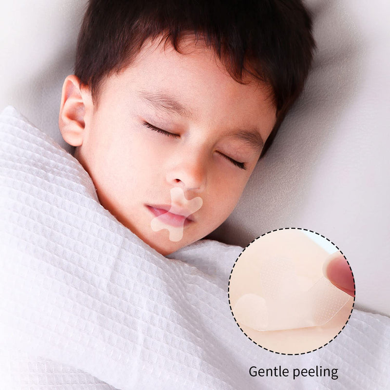 [Australia] - Sleep Strips, 120 Pcs Advanced Gentle Mouth Tape for Sleeping Nose Breathing Anti Snoring Devices Mouth Tapes Strips for Instant Snoring Relief Stop Snoring, Improved Nighttime Sleeping 