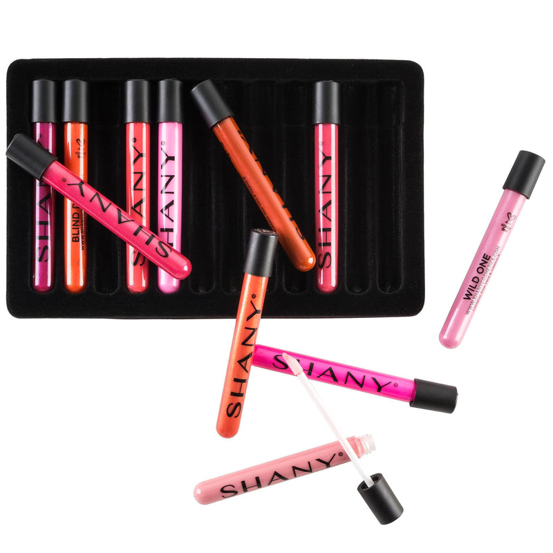 [Australia] - SHANY The Wanted Ones - 12 Piece Lip Gloss Set with Aloe Vera and Vitamin E 