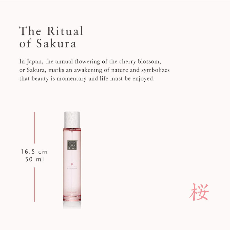 [Australia] - RITUALS Hair & Body Mist from The Ritual of Sakura, 50 ml - With Rice Milk & Cherry Blossom - Renewing Properties 