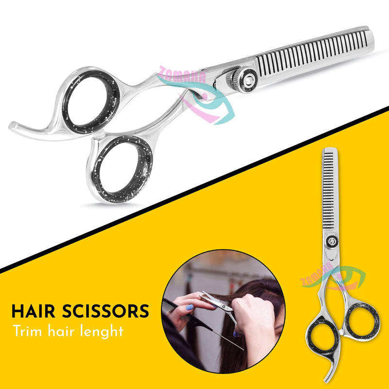 [Australia] - Lefty Hairdresser professional Hair Razor scissors left-handed 6.5 inch hair scissors (Cutting Scissors+Thinning Scissors) 