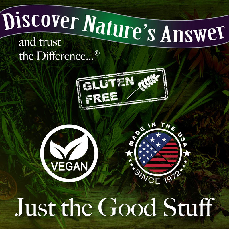 [Australia] - Nature's Answer Mullein Leaf Verbascum Thapsus 500mg | Herb Ideal for Immune and Inflammation | Full Spectrum Herb | Supports Healthy Respiratory Function | Gluten-Free, Vegetarian/Vegan 90 Capsules 
