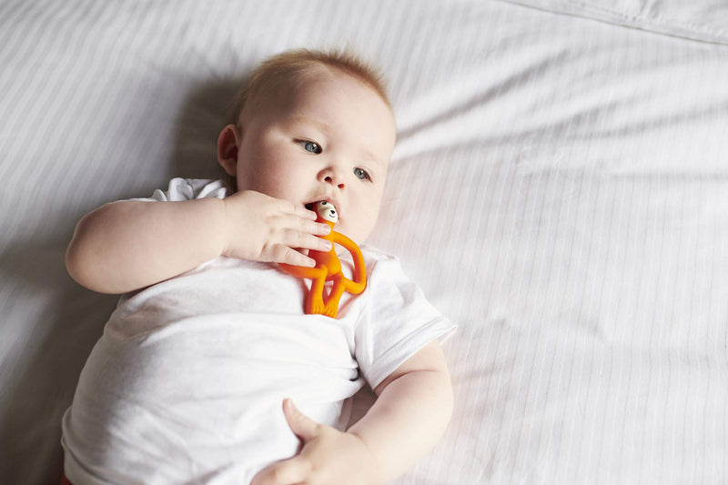 [Australia] - Matchstick Monkey, Bramble Bear Baby Teething Toy, Stimulates and Massages Sore Gums, 3 Months Old + 1 Animal Teether 