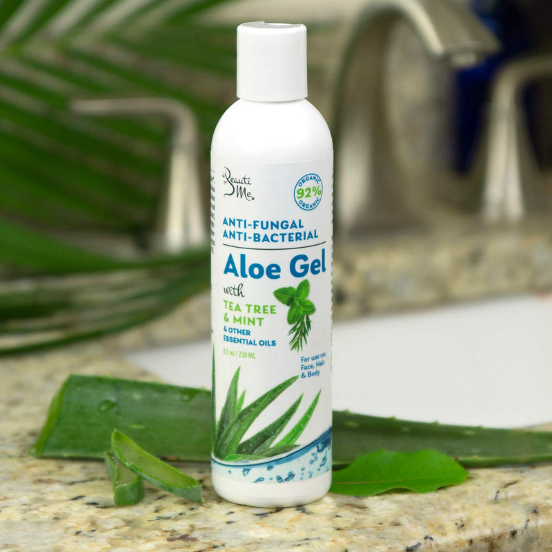 [Australia] - Beauti Me Therapeutic Aloe Vera Gel with Tea Tree and Mint - Anti-Fungal and Anti-Bacterial - Natural and Organic 