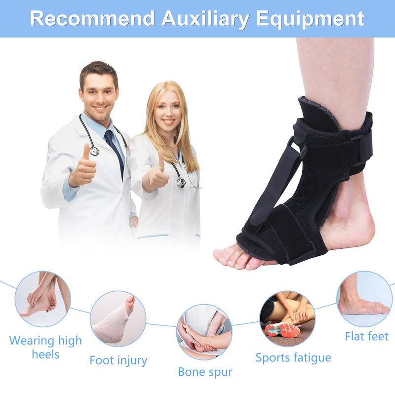 [Australia] - Plantar Fasciitis Night Splint, 2 Packs New Upgraded Multi Adjustable Ankle Brace Foot Drop Orthotic Brace for Plantar Fasciitis, Arch Foot Pain, Achilles Tendonitis Support for Women Men 