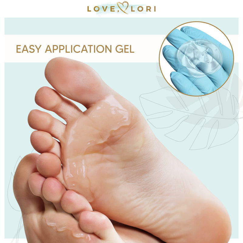 [Australia] - Foot Callus Remover Gel 6oz By Love, Lori - Callus Remover For Feet & Dead Skin Remover For Feet - Works With Foot Scrubber, Pumice Stone For Soft Feet - Professional Pedicure Results At Home 