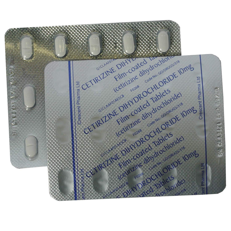 [Australia] - 240 x 10mg Cetirizine Dihydrochloride (8 Months Supply) One a Day hay Fever and Allergy Relief Tablets (8x30 Tablets) 