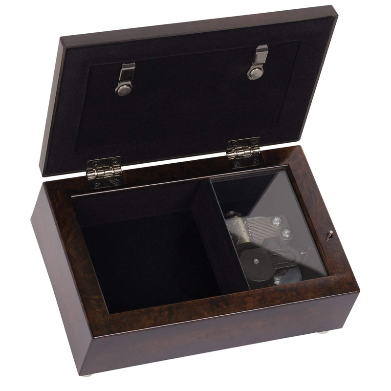 [Australia] - Cottage Garden Mom an Angel Holds Me Up Amber Earth Tone Jewelry Music Box Plays Wind Beneath My Wings 