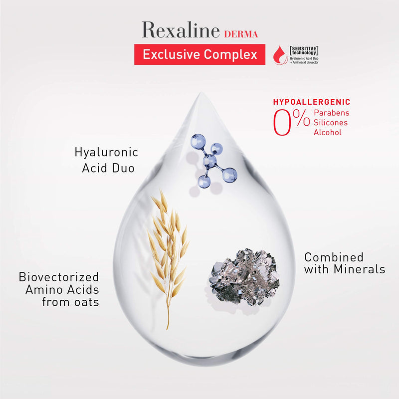 [Australia] - Rexaline Derma - Night Mask-in-Cream - Soothing & Nourishing - Hydrating night mask with Hyaluronic Acid - Sensitive skin - Travel size repairing face cream - Cruelty Free - 6 capsules x 3 ml 700227 
