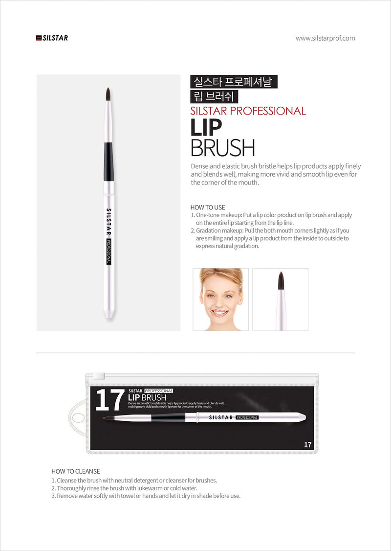 [Australia] - SILSTAR PROFESSIONAL LIP BRUSH MADE IN KOREA SPB017 