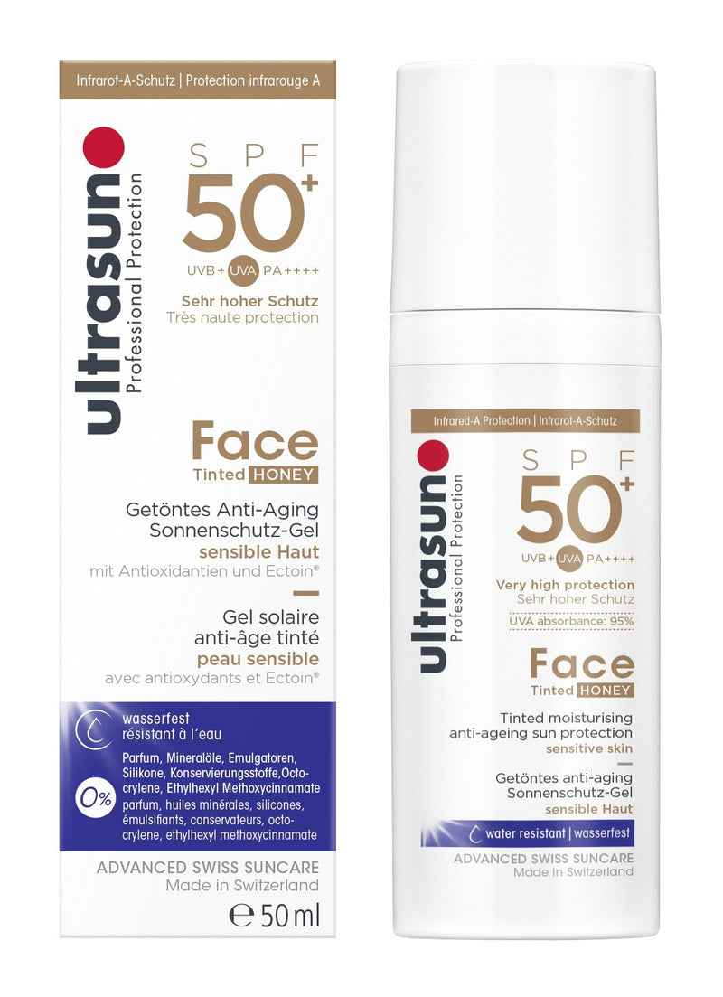 [Australia] - ultrasun 50+SPF Tinted Face, Honey 50 ml 