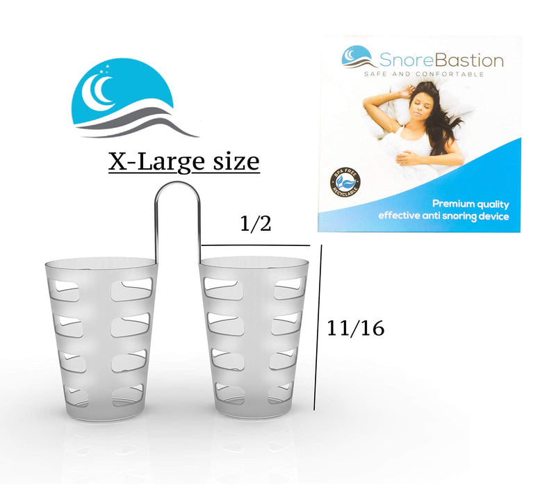 [Australia] - Anti-Snoring Nose Vents by Snore Bastion - Set of X Large ONLY (XL) - Nasal Dilator to Stop Snoring - Nostril Opener- Snoring Aid - Anti Snoring Devices 