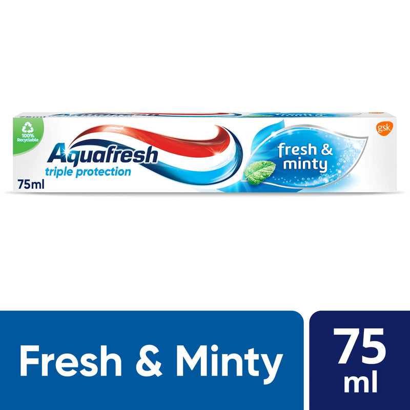 [Australia] - Aquafresh Toothpaste Triple Protection Fresh & Minty, 75 ml (Pack of 1) 
