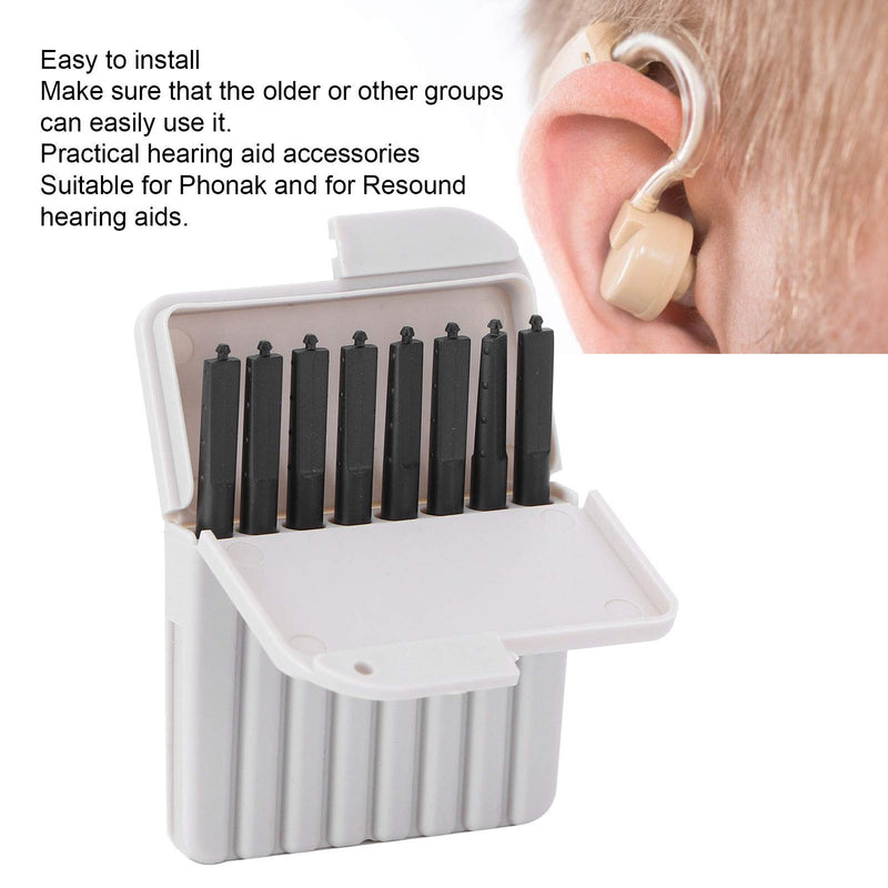 [Australia] - Wax Guards Filters, 8Pcs/Box 1.2mm Hearing Aid Protection Earwax Guards Filters Hearing Assistance Accessory 