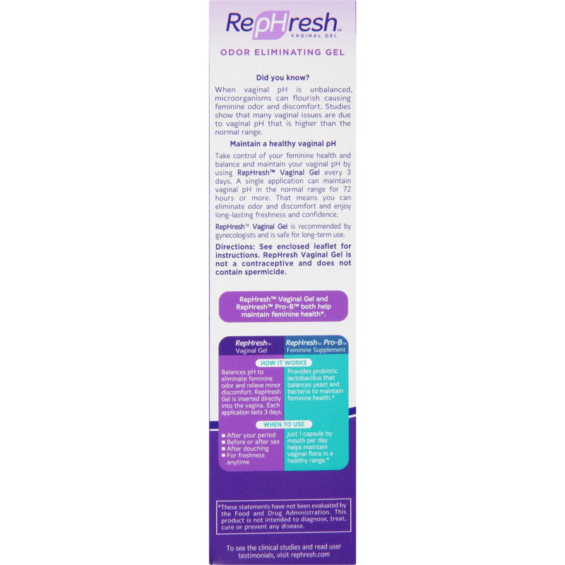 [Australia] - RepHresh Vaginal Gel 0.07oz with 4 Pre-filled Applicators 