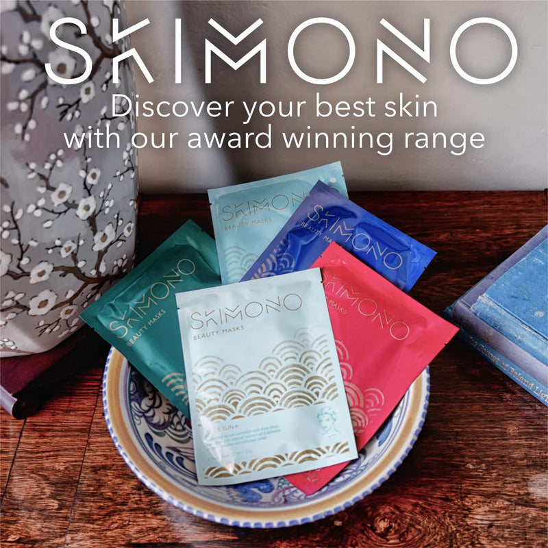 [Australia] - Luxury Moisturising Hand Masks for Dry Hands - Premium Revitalising Serum with Shea Butter, Aloe Vera, and Collagen, 1 Pair - Skimono 