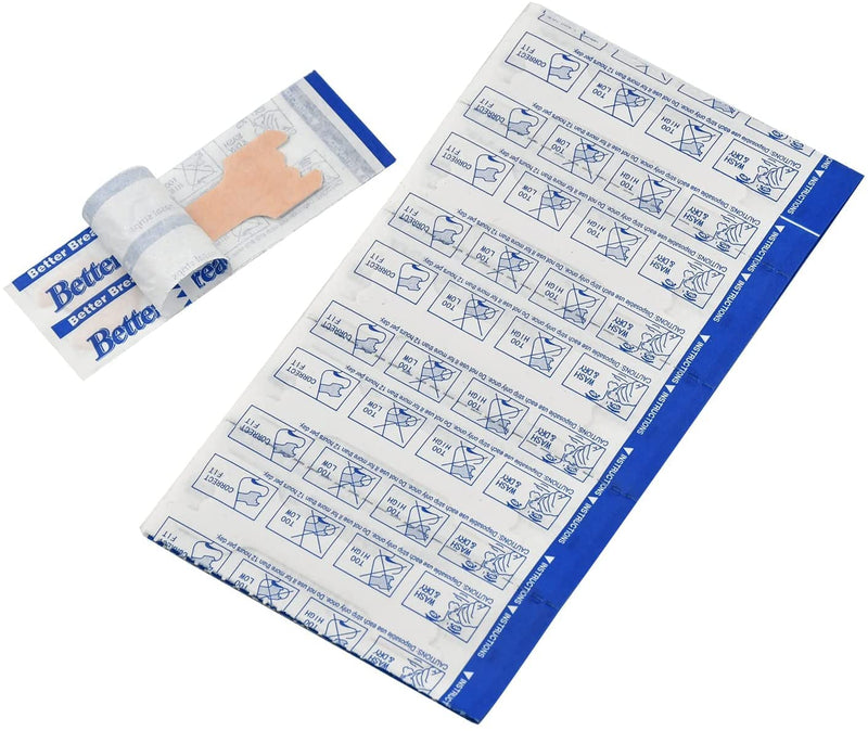 [Australia] - 100 Count Nasal Strips Breath Easy Anti Snoring (66mm*19mm) (100) 100 
