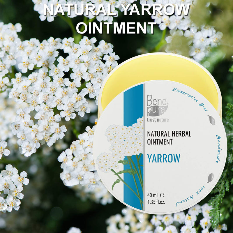 [Australia] - BenePura Hemorrhoids Ointment - Treatment for Hemorrhoids, Anal Piles and Fissures - Soothes Burning and Itching - 100% Natural White Yarrow Herbal Ointment - 40 ml 