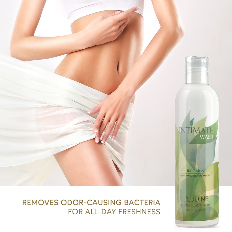 [Australia] - L’EUDINE Intimate Feminine Wash – 6.7Fl Oz pH Balancing Feminine Wash with Chamomile, Aloe Vera – Intimate Wash Women and Men for Daily Freshness – Gentle and Comforting 