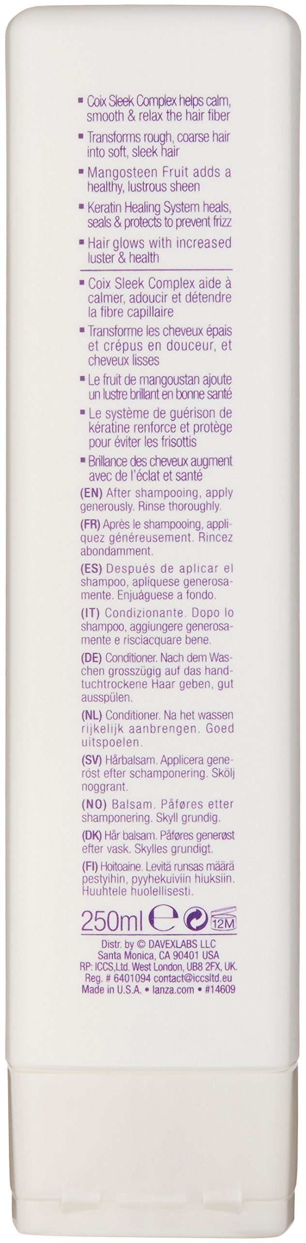 [Australia] - L'ANZA Healing Smooth Glossifying Conditioner, 250 ml 