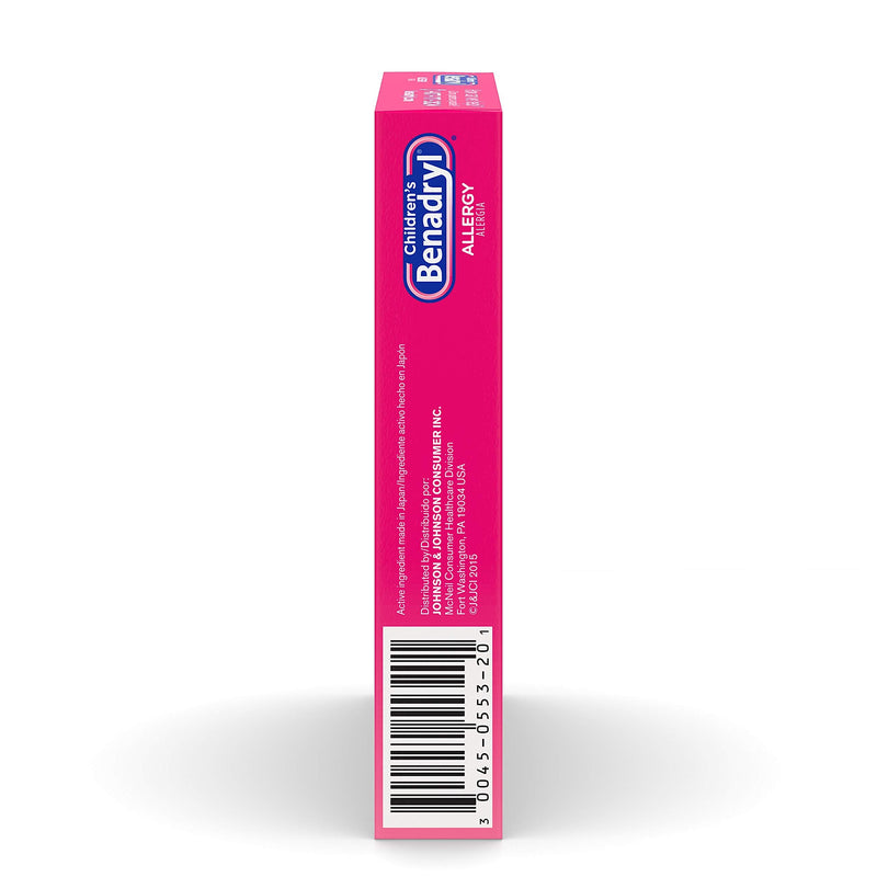 [Australia] - Benadryl Children's Allergy Chewable Tablets Grape Flavored - 20 ct, Pack of 2 