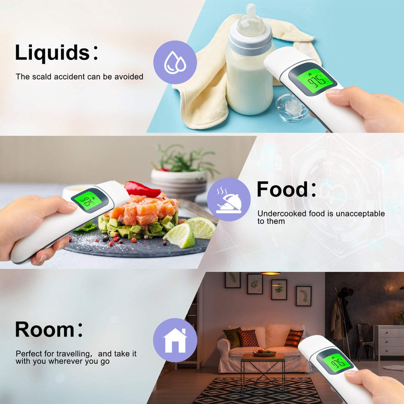 [Australia] - Digital Ear Thermometer, Forehead Thermometer for Adults, Toddlers and Kids Thermometer Fast and Accurate Reading Indoor Outdoor 