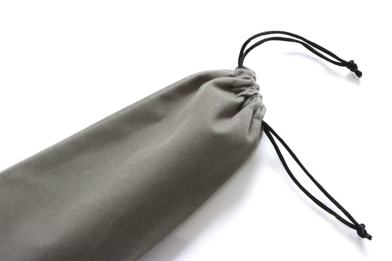 [Australia] - New 10 pcs Handmade Gray Velvet Long 9.75" x 4" Drawstring Jewelry Pouches Bag Gift 