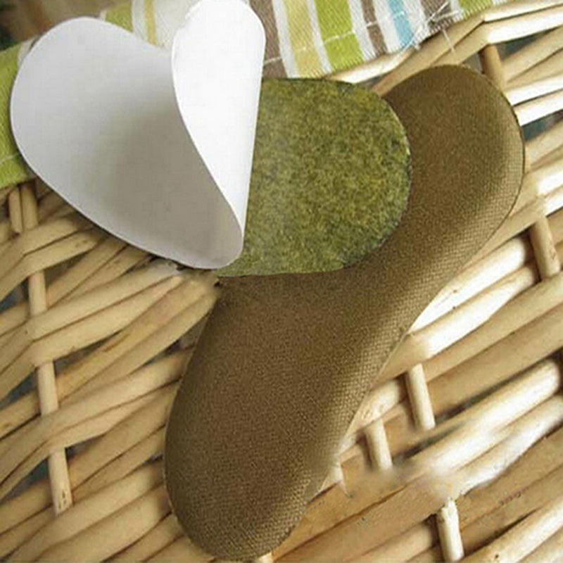 [Australia] - 5 Pairs Fabric Sticky Shoe Back Heel Insoles Protector Liner Pads Sponge Cushion Heel Grip Liners Sticker 