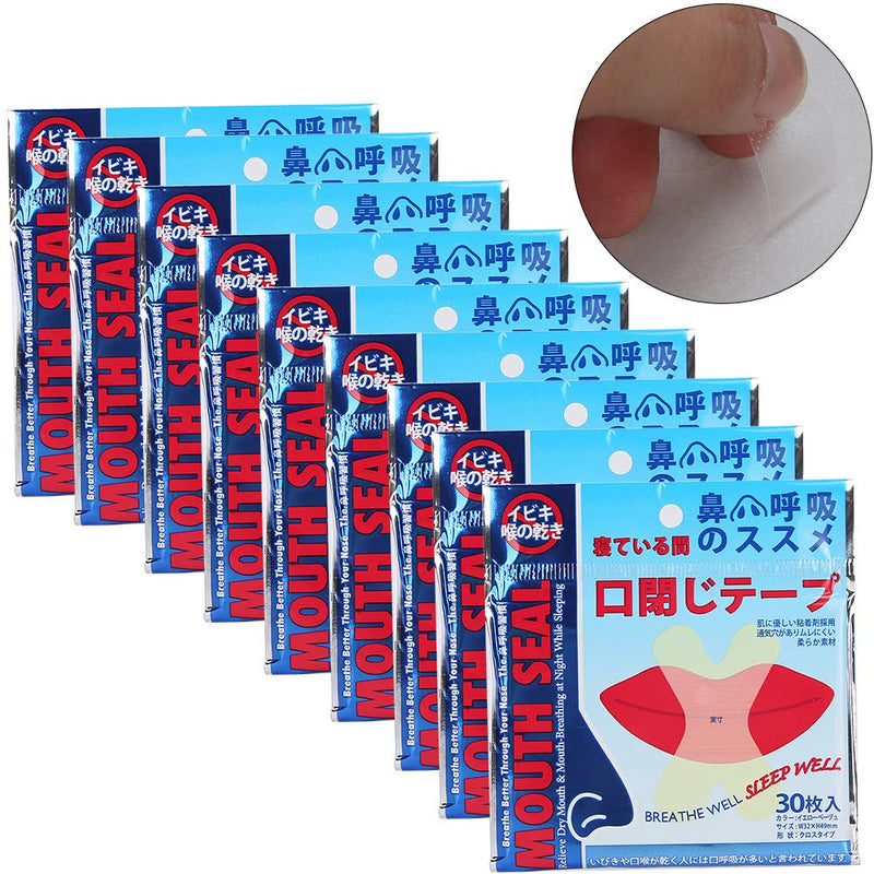 [Australia] - 240pcs Anti‑Snoring Patch,Mouth Tape Health‑Care Sleeping Nose Strips for Breath Snoring Aid Device 