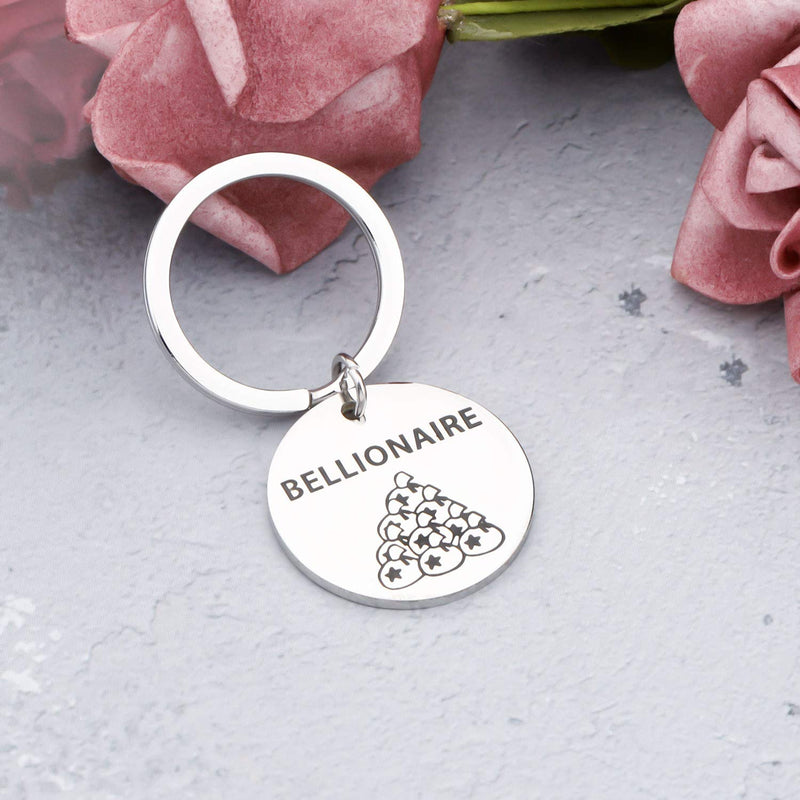 [Australia] - WSNANG Animal Crossing Jewelry Bellionaire Keychain New Leaf Bellionaire Premium Jewelry Bellionaire KC 